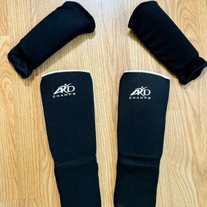 ARD Shin Hand Instep Protectors, Guard Pads Boxing